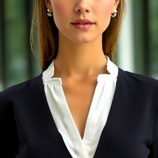 V领修饰脸型：穿出你的轮廓美学