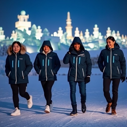 何超琼等嘉宾身穿波司登探秘冰雪大世界 国货科技赋能黑龙江冰雪经济