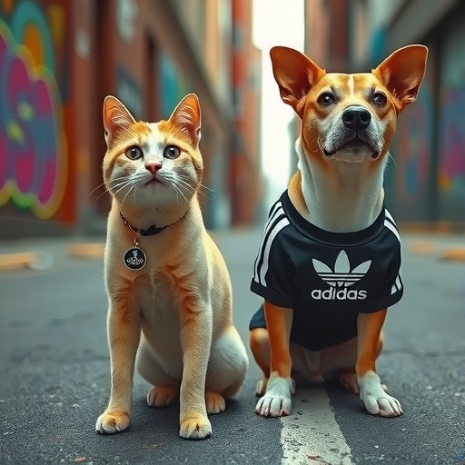 「猫猫狗狗」的 adidas 搭配纯享版…
