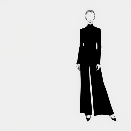 H形直线剪裁：服装设计中的黄金比例与视觉魔法