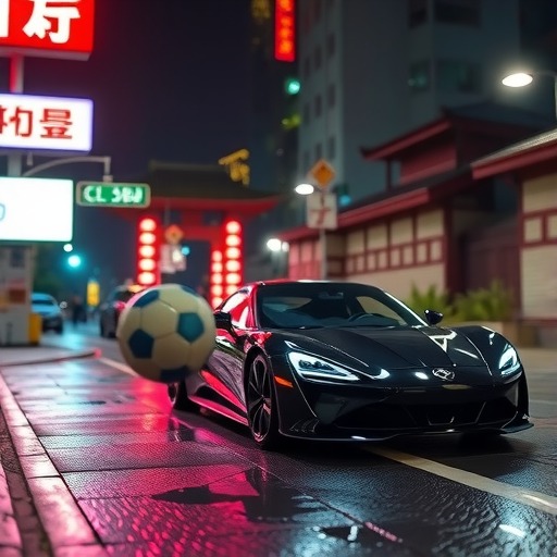 Nike T90 首尔活动，复刻经典「球砸车」景观