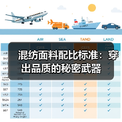 混纺面料配比标准:穿出品质的秘密武器(图4) 混纺面料配比标准:穿出品质的秘密武器(图4)