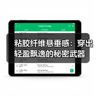 粘胶纤维悬垂感:穿出轻盈飘逸的秘密武器(图1) 粘胶纤维悬垂感:穿出轻盈飘逸的秘密武器(图1)
