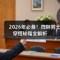 2026年必备！微胖男士穿搭秘籍全解析（图2）