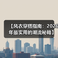 【风衣穿搭指南：2026年最实用的潮流秘籍】（图3）