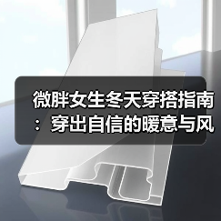 微胖女生冬天穿搭指南：穿出自信的暖意与风采（图3）