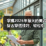 掌握2026年最火的美式复古穿搭技巧,轻松引领潮流(图2) 掌握2026年最火的美式复古穿搭技巧,轻松引领潮流(图2)