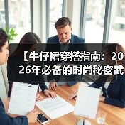 【牛仔裙穿搭指南：2026年必备的时尚秘密武器】（图4）