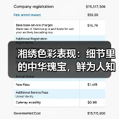 湘绣色彩表现:细节里的中华瑰宝,鲜为人知的艺术秘密(图2) 湘绣色彩表现:细节里的中华瑰宝,鲜为人知的艺术秘密(图2)