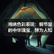 湘绣色彩表现：细节里的中华瑰宝，鲜为人知的艺术秘密