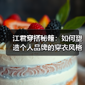 江君穿搭秘籍：如何塑造个人品牌的穿衣风格