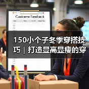 150小个子冬季穿搭技巧|打造显高显瘦的穿衣秘籍(图3) 150小个子冬季穿搭技巧|打造显高显瘦的穿衣秘籍(图3)