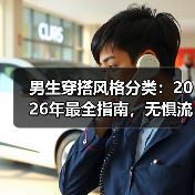 男生穿搭风格分类:2026年最全指南,无惧流行变换(图1) 男生穿搭风格分类:2026年最全指南,无惧流行变换(图1)