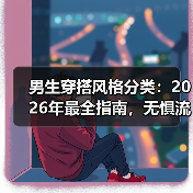 男生穿搭风格分类:2026年最全指南,无惧流行变换(图3) 男生穿搭风格分类:2026年最全指南,无惧流行变换(图3)