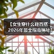 【女生穿什么鞋百搭：2026年最全指南揭秘】（图4）