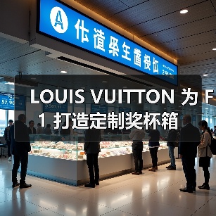 LOUIS VUITTON 为 F1 打造定制奖杯箱