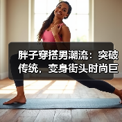 胖子穿搭男潮流：突破传统，变身街头时尚巨星（图3）