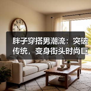 胖子穿搭男潮流：突破传统，变身街头时尚巨星（图1）