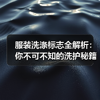 服装洗涤标志全解析：你不可不知的洗护秘籍