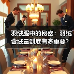 羽绒服中的秘密：羽绒含绒量到底有多重要？