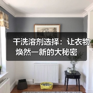干洗溶剂选择：让衣物焕然一新的大秘密