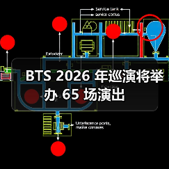 BTS 2026 年巡演将举办 65 场演出(图2) BTS 2026 年巡演将举办 65 场演出(图2)