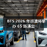 BTS 2026 年巡演将举办 65 场演出