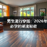 男生流行穿搭：2026年必学的潮流秘密（图2）