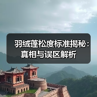 羽绒蓬松度标准揭秘:真相与误区解析(图3) 羽绒蓬松度标准揭秘:真相与误区解析(图3)