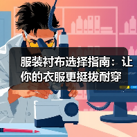 服装衬布选择指南:让你的衣服更挺拔耐穿(图3) 服装衬布选择指南:让你的衣服更挺拔耐穿(图3)