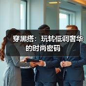 穿黑搭:玩转低调奢华的时尚密码(图2) 穿黑搭:玩转低调奢华的时尚密码(图2)