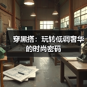 穿黑搭:玩转低调奢华的时尚密码(图3) 穿黑搭:玩转低调奢华的时尚密码(图3)