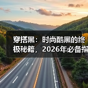 穿搭黑：时尚酷黑的终极秘籍，2026年必备指南（图3）
