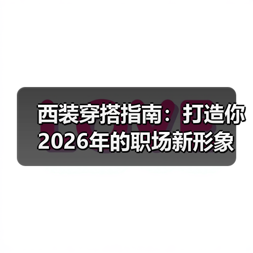 西装穿搭指南:打造你2026年的职场新形象(图4) 西装穿搭指南:打造你2026年的职场新形象(图4)