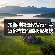拉链种类选择指南:掌握多样拉链的秘密与技巧(图2) 拉链种类选择指南:掌握多样拉链的秘密与技巧(图2)