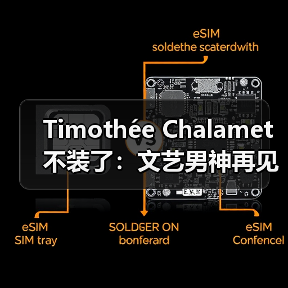 Timothée Chalamet 不装了：文艺男神再见