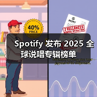Spotify 发布 2025 全球说唱专辑榜单