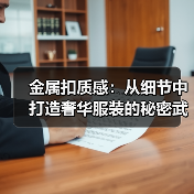 金属扣质感:从细节中打造奢华服装的秘密武器(图1) 金属扣质感:从细节中打造奢华服装的秘密武器(图1)