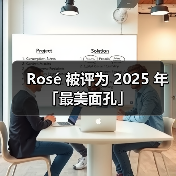 Rosé 被评为 2025 年「最美面孔」（图2）