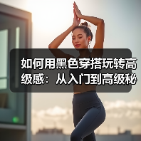 如何用黑色穿搭玩转高级感：从入门到高级秘籍