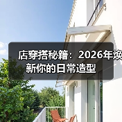 店穿搭秘籍：2026年焕新你的日常造型