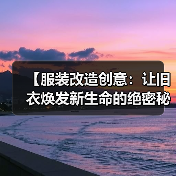 【服装改造创意：让旧衣焕发新生命的绝密秘籍】（图4）
