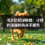 毛衣防起球秘籍：让你的温暖时尚永不掉色