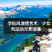 学院风混搭艺术,少女风运动元素碰撞(图1) 学院风混搭艺术,少女风运动元素碰撞(图1)