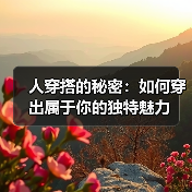 人穿搭的秘密:如何穿出属于你的独特魅力(图1) 人穿搭的秘密:如何穿出属于你的独特魅力(图1)