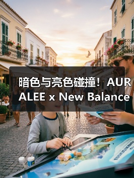 暗色与亮色碰撞！AURALEE x New Balance 联名系列如何重塑经典475？（图4）