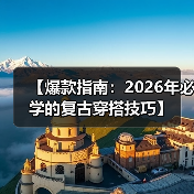 【爆款指南：2026年必学的复古穿搭技巧】（图2）