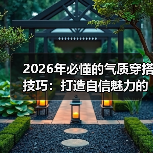 2026年必懂的气质穿搭技巧：打造自信魅力的秘籍（图2）