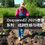 Dsquared2 2025春夏系列:戏剧性感与精致束缚的极致演绎(图1) Dsquared2 2025春夏系列:戏剧性感与精致束缚的极致演绎(图1)