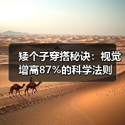 矮个子穿搭秘诀:视觉增高87%的科学法则(图4) 矮个子穿搭秘诀:视觉增高87%的科学法则(图4)